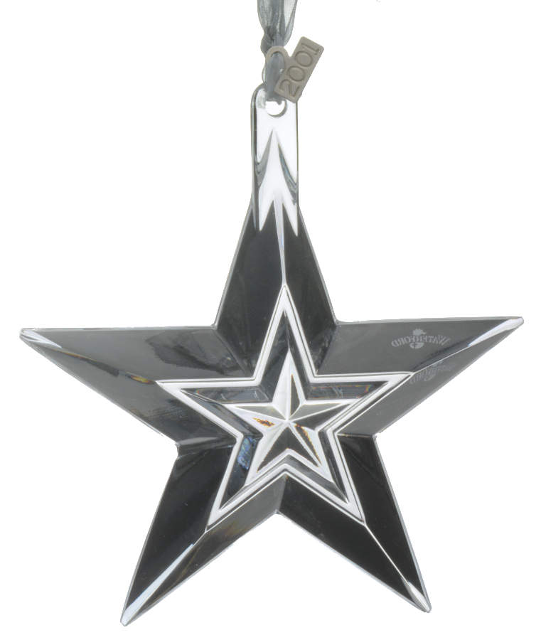 Crystal Star Ornament Star - No Box by Waterford Crystal-1