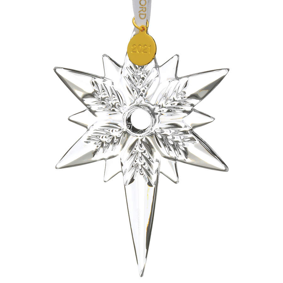 Crystal Star Ornament Snow Star-2021 - Boxed by Waterford Crystal-1