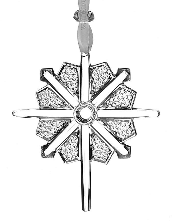 Crystal Star Ornament Snow Star - Boxed by Waterford Crystal-1