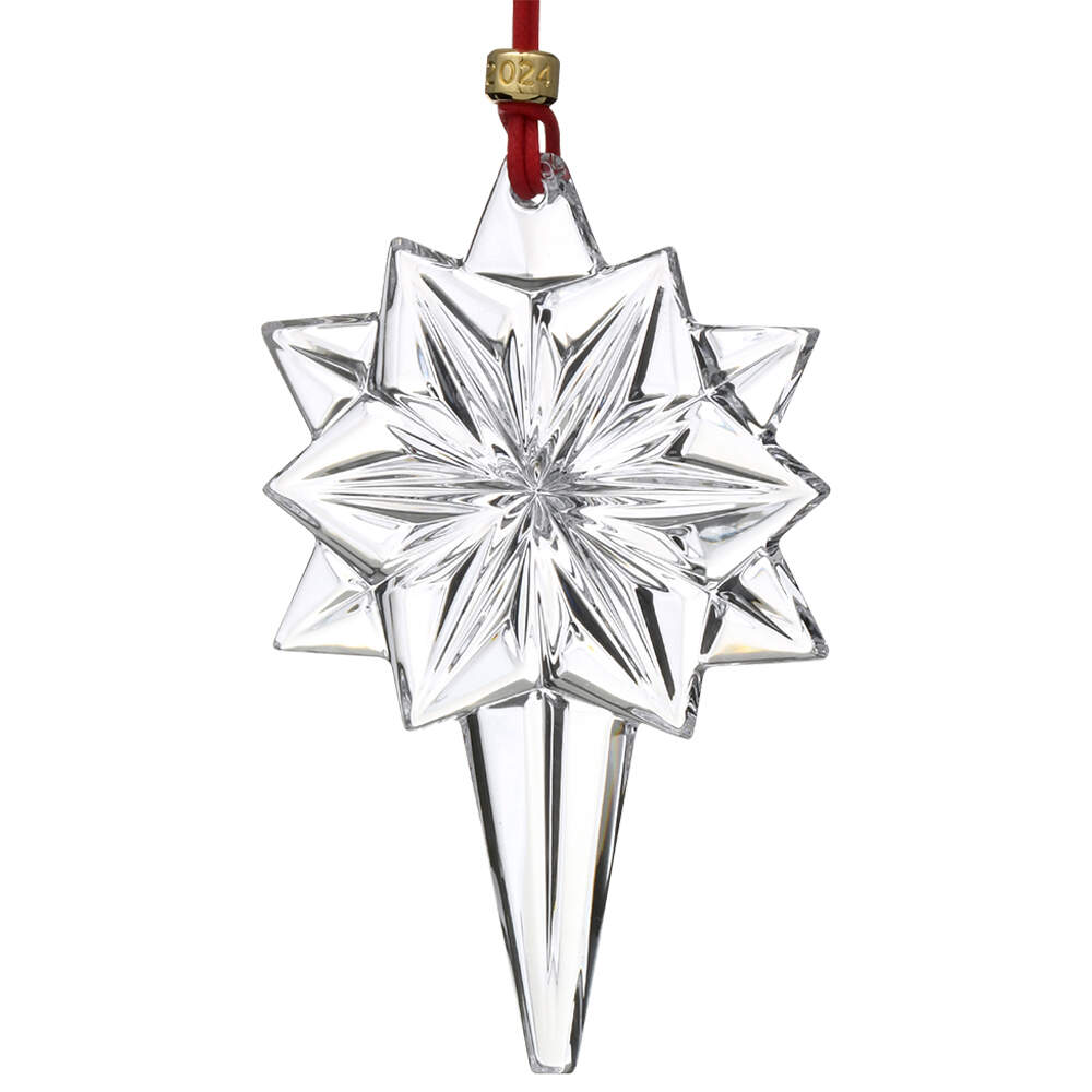Crystal Star Ornament Snow Star- 2024 - Boxed by Waterford Crystal-1