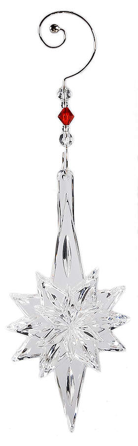 Crystal Star Ornament Snow Star-2006 - Boxed by Waterford Crystal-1