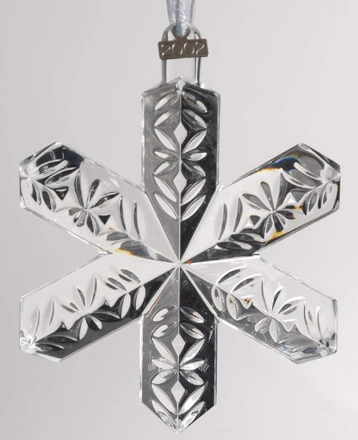 Crystal Star Ornament Snowflake Star - Boxed by Waterford Crystal-1