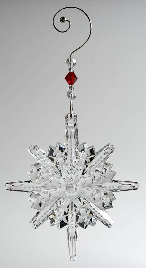 Crystal Star Ornament Snow Star-2015 - Boxed by Waterford Crystal-1