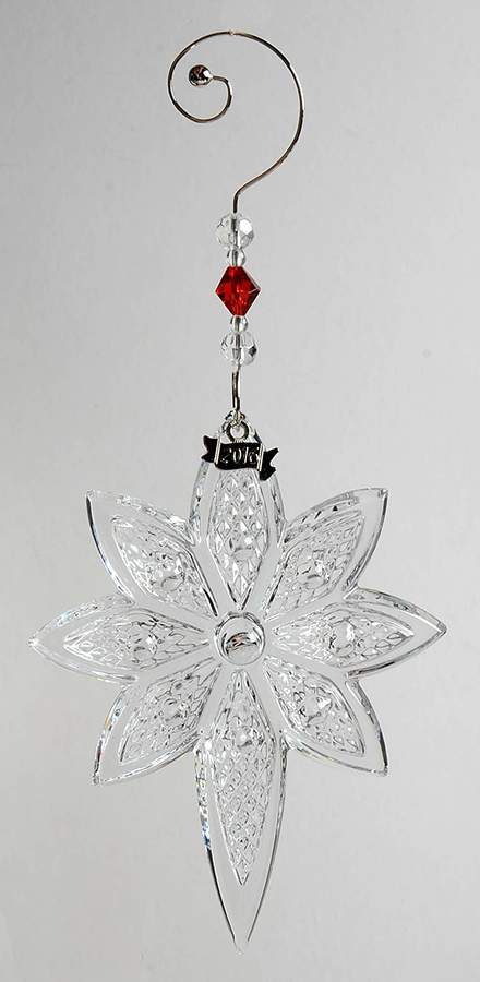 Crystal Star Ornament Snow Star-2016 - With Box by Waterford Crystal-1