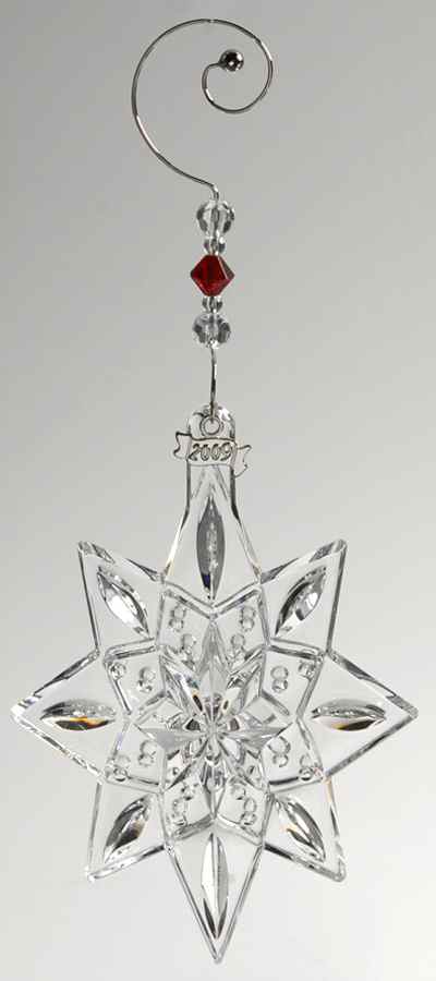 Crystal Star Ornament Snow Star-2009 - No Box by Waterford Crystal-1