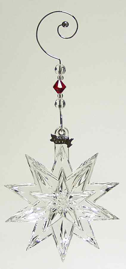 Crystal Star Ornament Snow Star-2007 - No Box by Waterford Crystal-1