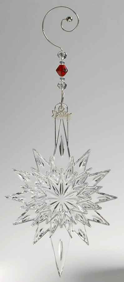 Crystal Star Ornament Snow Star-2010 - Boxed by Waterford Crystal-1