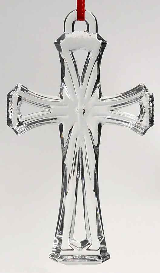 Wallace Christmas Ornament Crystal Cross - Boxed by Wallace Silver-1