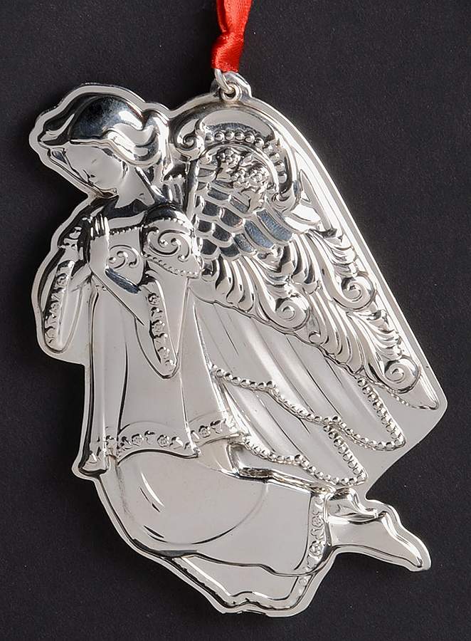 Grande Baroque Angel 2015 Angel - 4 1/8 Ht - Boxed by Wallace Silver-1