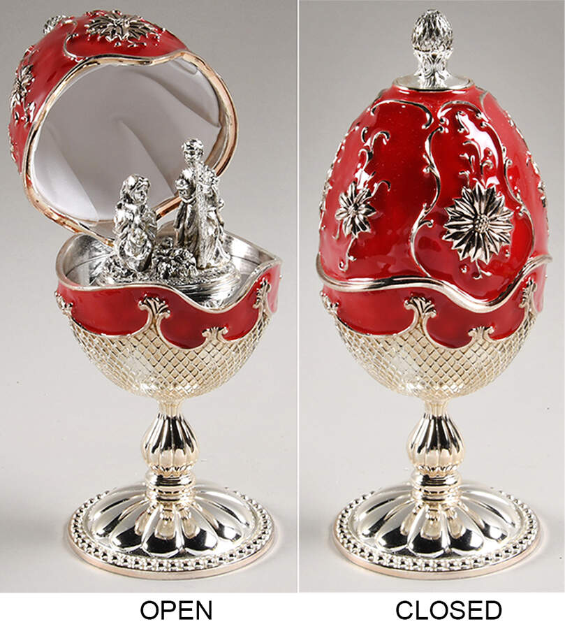 Wallace Silver Giftware Holiday Egg - No Box by Wallace Silver-1