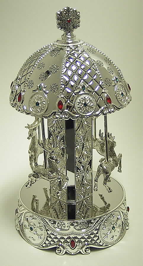 Wallace Silver Giftware Reindeer Carousel-Let It Snow - No Box by Wallace Silver-1