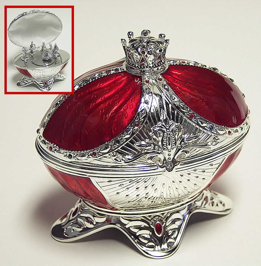 Wallace Silver Giftware Nutcracker Holiday Egg-Nutcracker Suite - Boxed by Wallace Silver-1