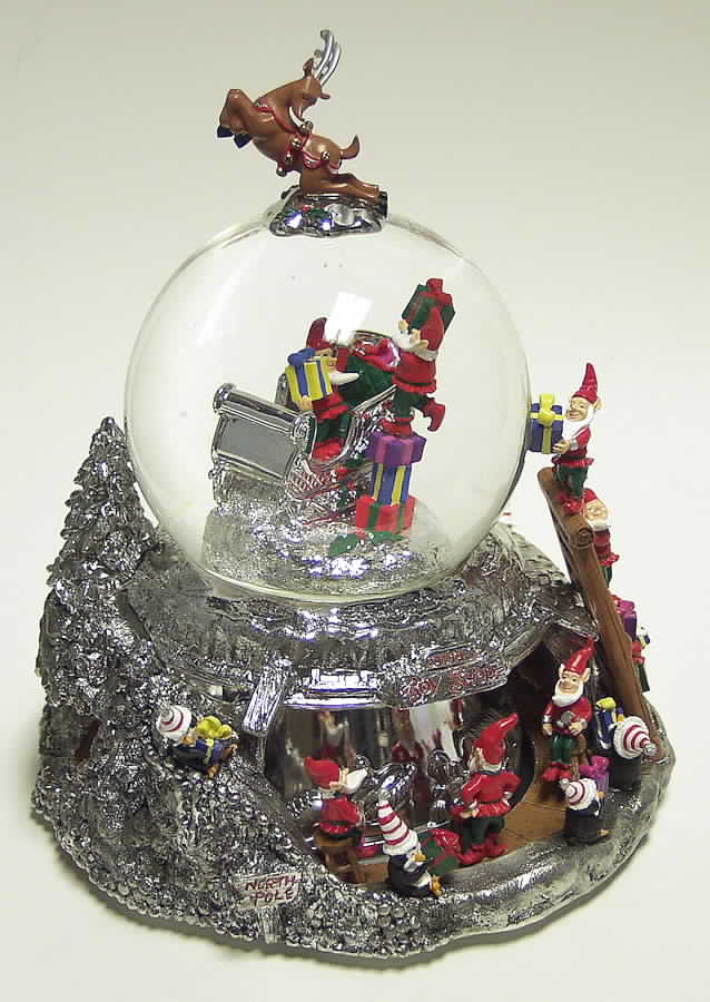 Wallace Silver Giftware Santas Workshop-Santa Claus Coming Town - No Box by Wallace Silver-1
