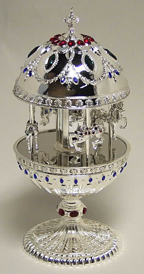 Wallace Silver Giftware Carousel Egg - Boxed by Wallace Silver-1