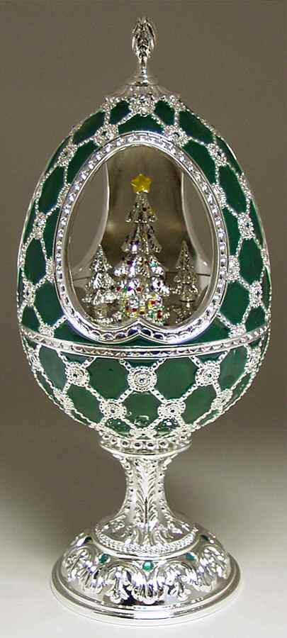Wallace Silver Giftware Christmas Tree Egg - Boxed by Wallace Silver-1