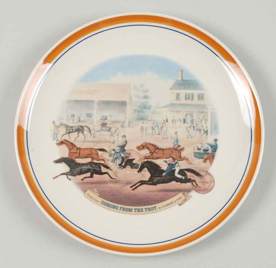 Currier & Ives Coming From The Trot - No Box by Woodmere-1