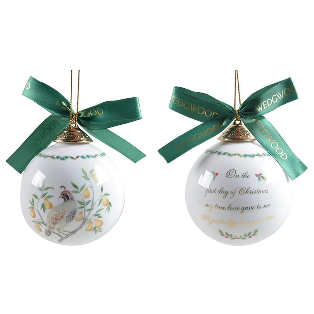 Twelve Days of Christmas-Ball Partridge In A Pear Tree - With Box by Wedgwood-1