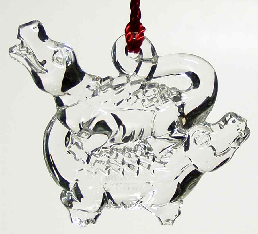 Noahs Ark Alligators - Boxed by Waterford Crystal-1
