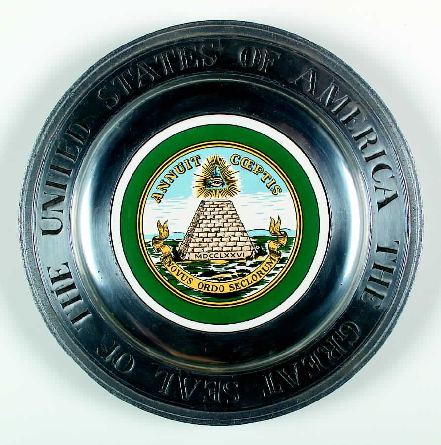 Wilton Armetale Plates Great Seal Of The United States - No Box by Wilton Armetale-1