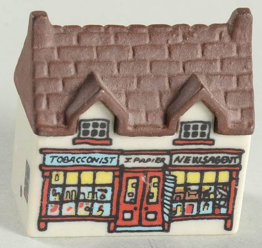 Whimsey On Why Village  Series#1 Tobacconists Shop - No Box by Wade (England)-1