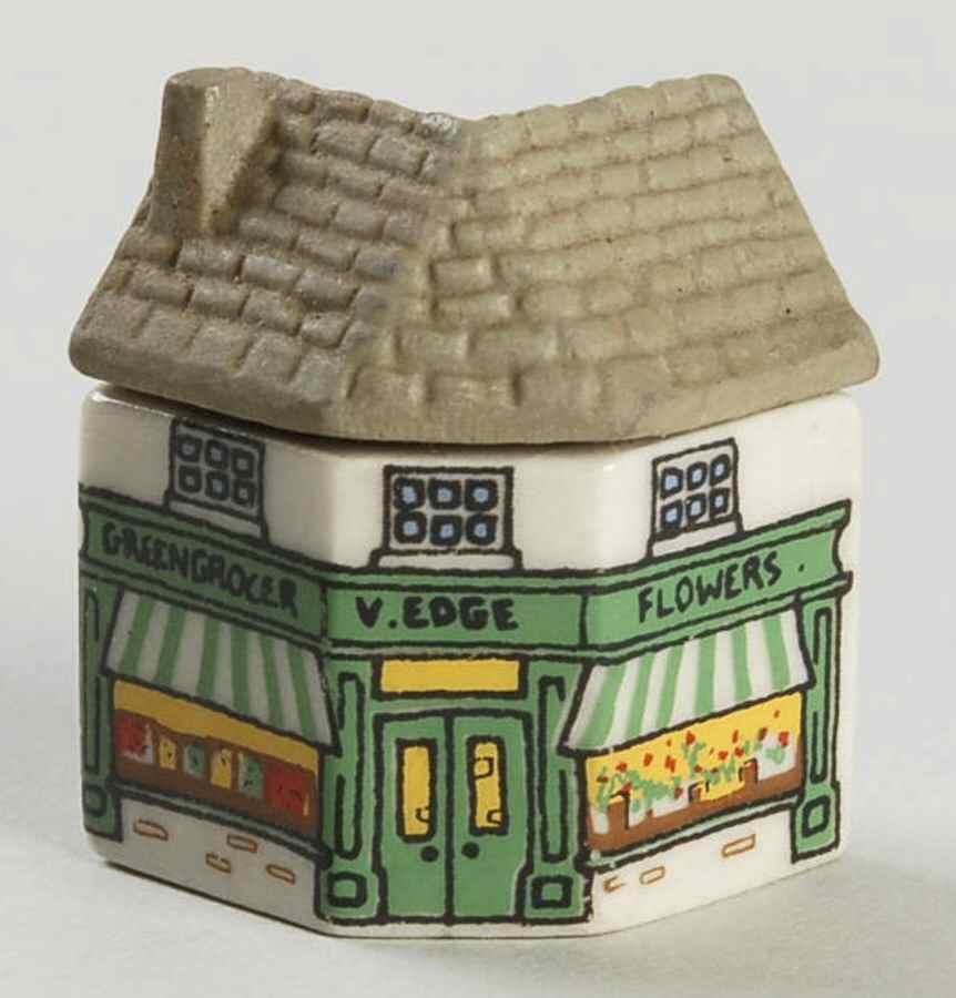 Whimsey On Why Village  Series#2 The Greengrocers Shop - Boxed by Wade (England)-1