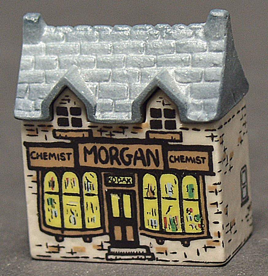 Whimsey On Why Village  Series#1 Morgans The Chemist - Boxed by Wade (England)-1