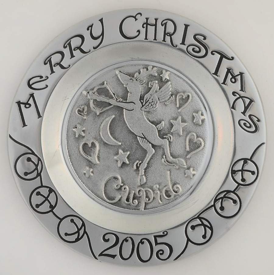 Reindeer Christmas Plate Cupid - Boxed by Wilton Armetale-1