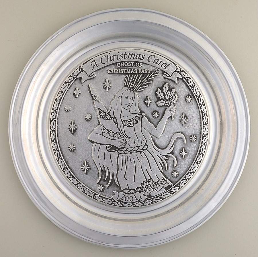 A Christmas Carol-Plate Ghost Of Christmas Past - Boxed by Wilton Armetale-1