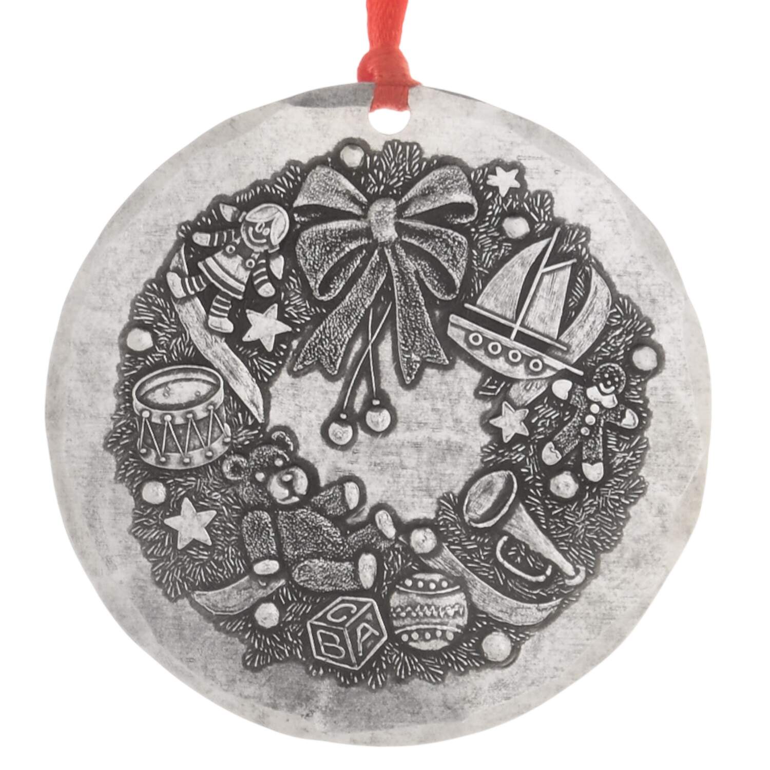 Annual Aluminum Ornament Christmas Wishes - Boxed by Wendell August-1