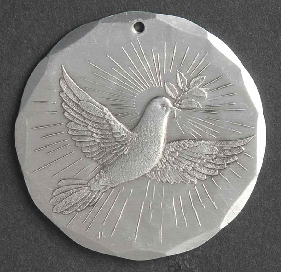 Annual Aluminum Ornament Peace Dove - Boxed by Wendell August-1