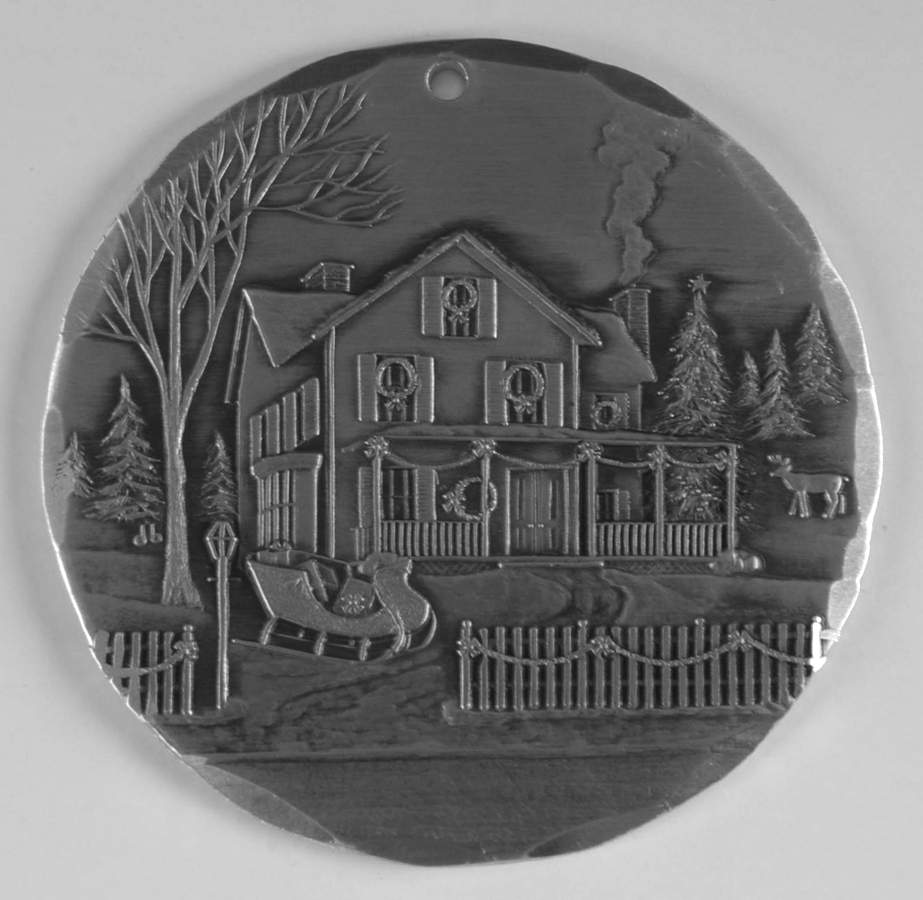 Annual Aluminum Ornament Welcome Home - Boxed by Wendell August-1