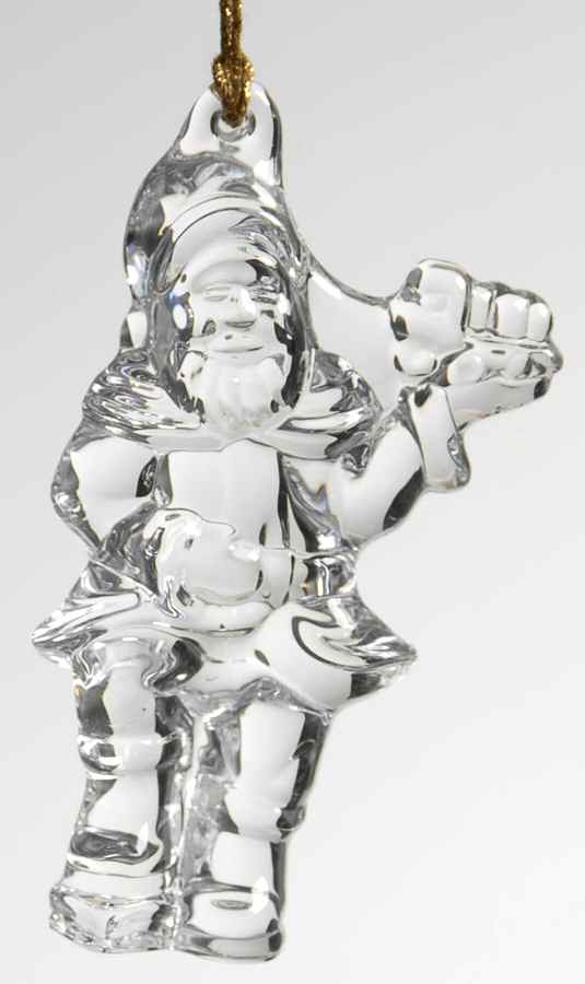 Marquis Santa Ornaments Santa With Train - No Box by Waterford Crystal-1