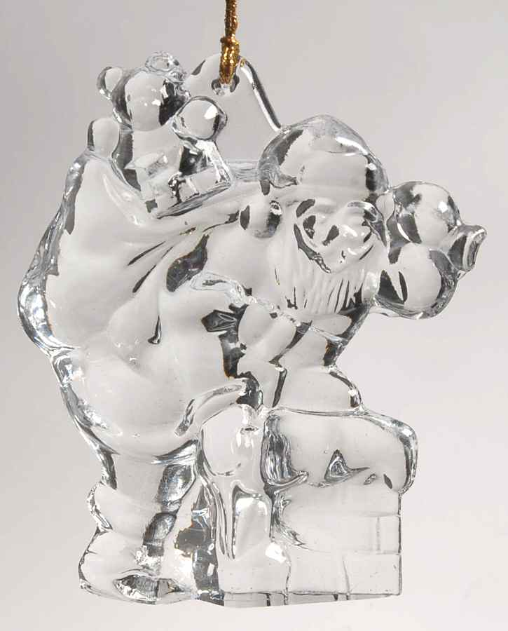 Marquis Santa Ornaments Santa On Chimney - Boxed by Waterford Crystal-1
