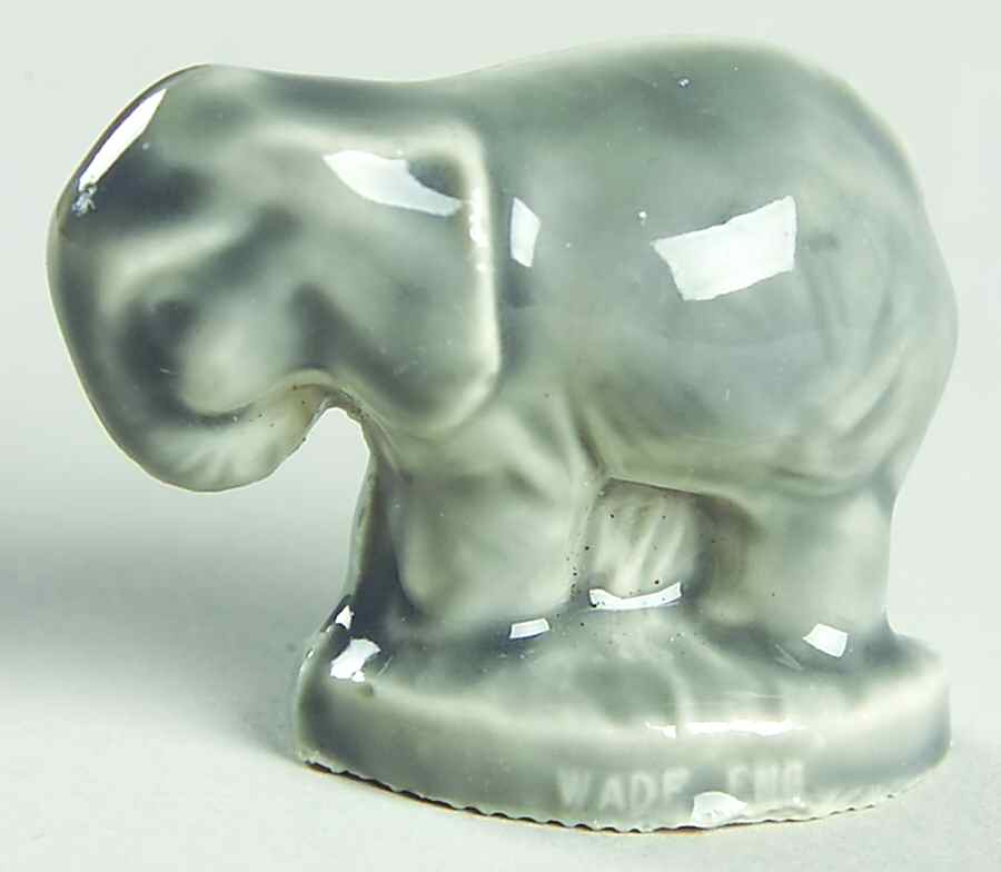 Wade Whimsies Elephant-Trunk Curled Under - No Box by Wade (England)-1