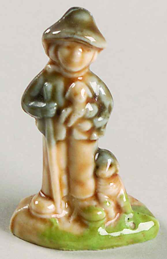 Wade Whimsies Little Boy Blue-Boy With Dog And Sheep - No Box 42 by Wade (England)-1