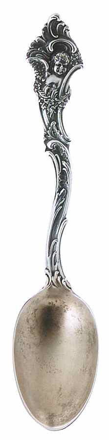 Sterling Souvenir Spoons Cherub - No Box by Wallace Silver-1