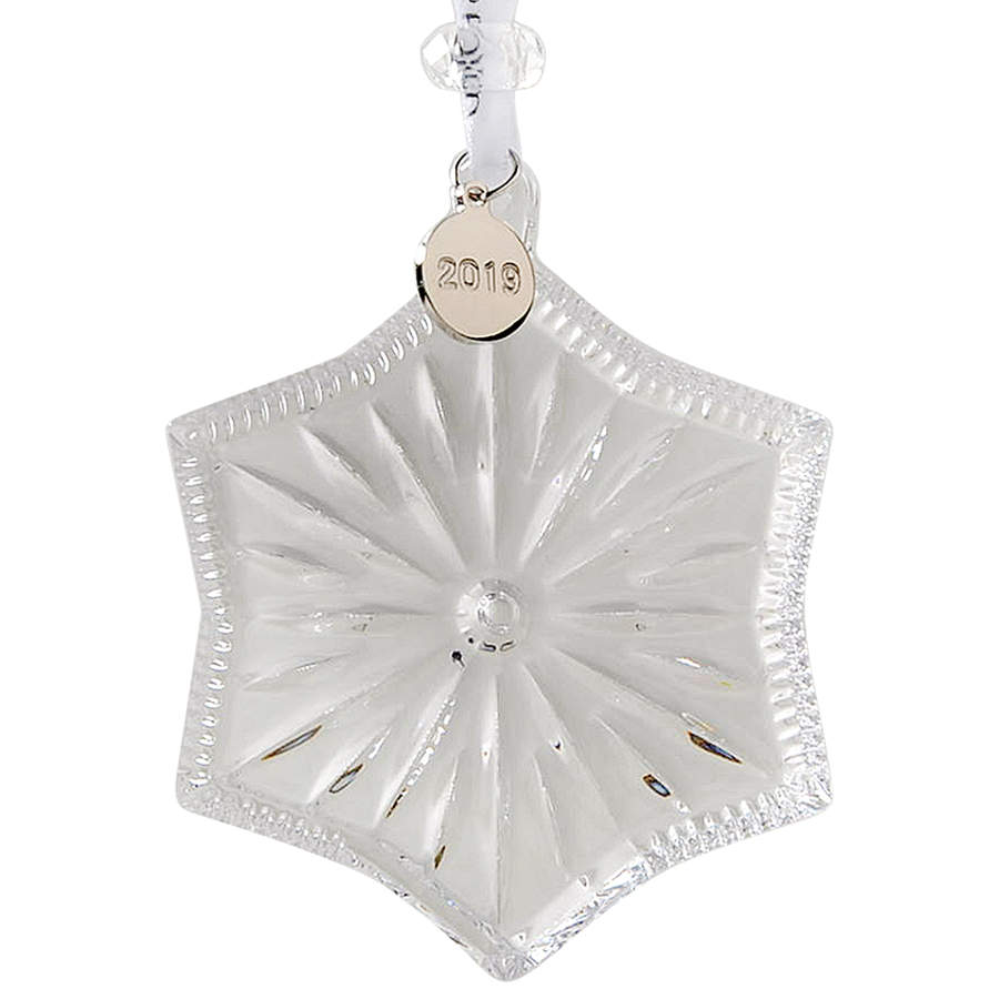 Snow Crystals Annual Ornament 2019 Snow Crystal - No Box by Waterford Crystal-1