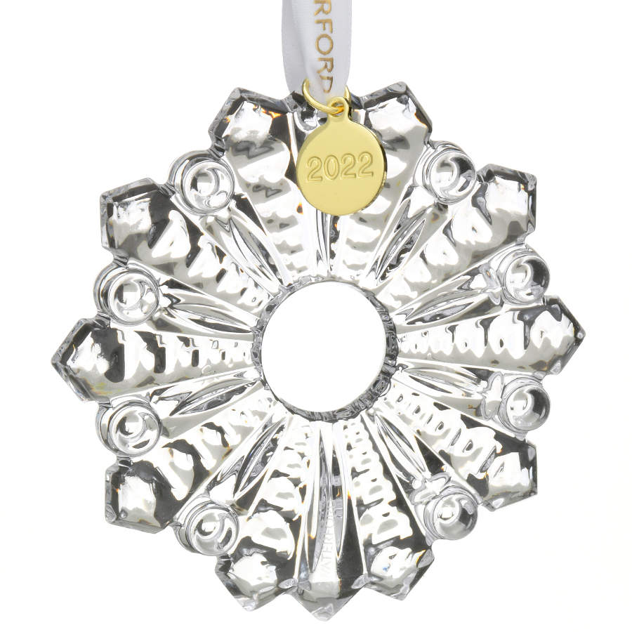 Snow Crystals Annual Ornament 2022- Snow Crystal - Boxed by Waterford Crystal-1