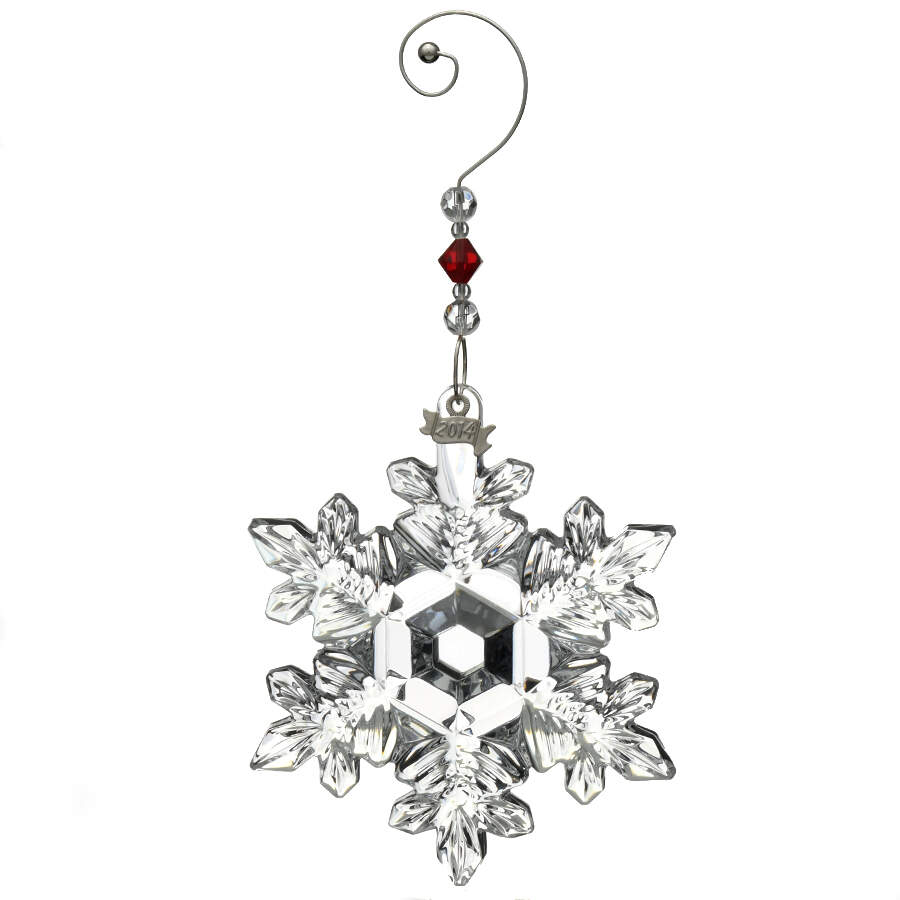 Snow Crystals Annual Ornament 2014 Snow Crystals - Boxed by Waterford Crystal-1