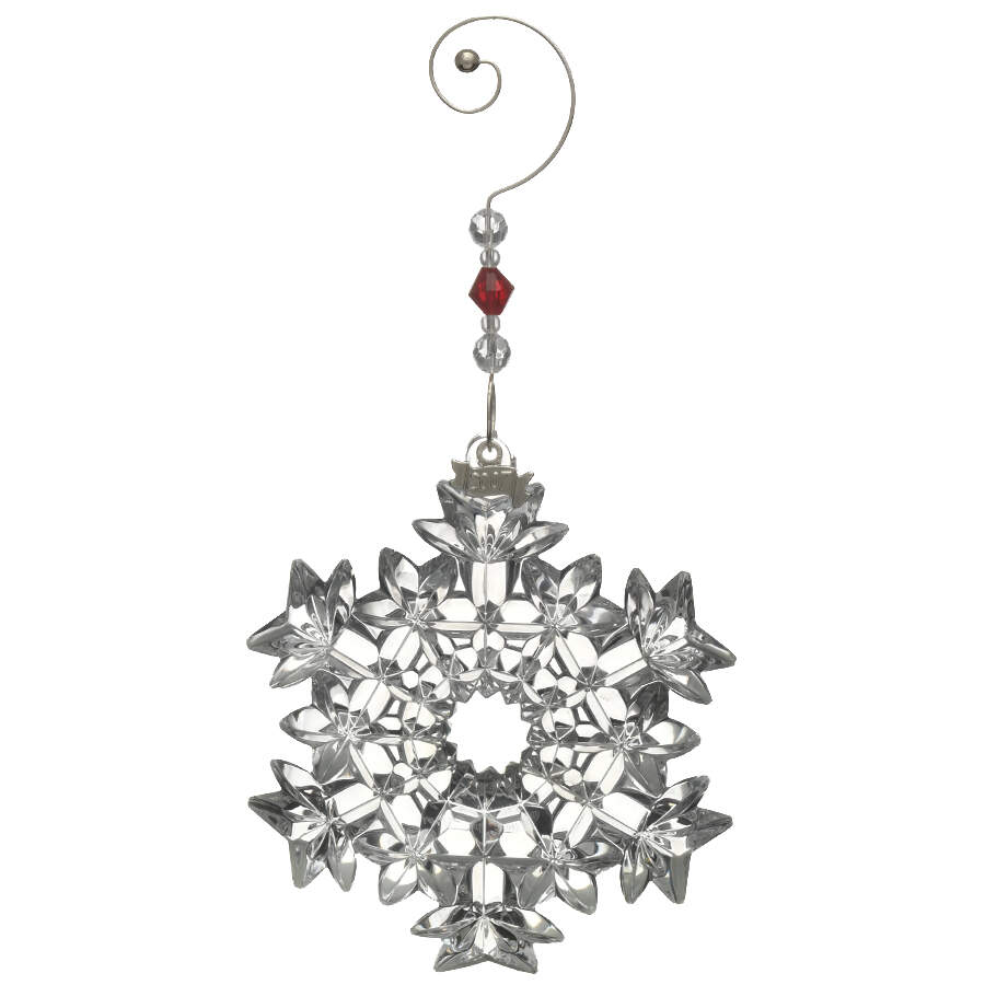 Snow Crystals Annual Ornament 2007 Snow Crystals  - Boxed by Waterford Crystal-1