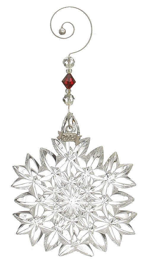 Snow Crystals Annual Ornament 2005 Snow Crystals - Boxed by Waterford Crystal-1