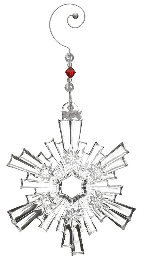 Snow Crystals Annual Ornament 2009 Snow Crystals - Boxed by Waterford Crystal-1