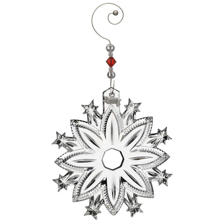 Snow Crystals Annual Ornament 2010 Snow Crystals - Boxed by Waterford Crystal-1