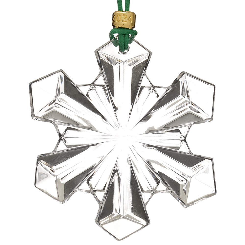 Snow Crystals Annual Ornament 2024-Snow Crystal - Boxed by Waterford Crystal-1