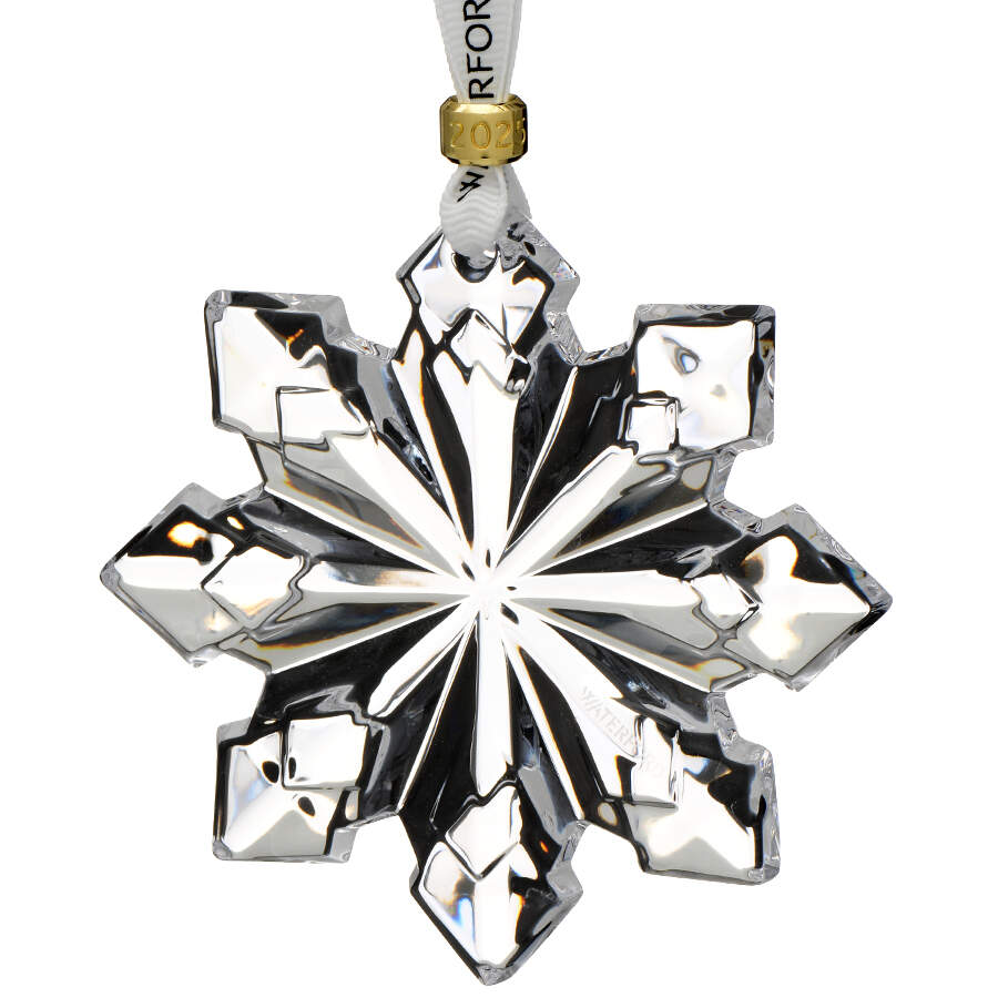 Snow Crystals Annual Ornament 2025-Snow Crystal - Boxed by Waterford Crystal-1