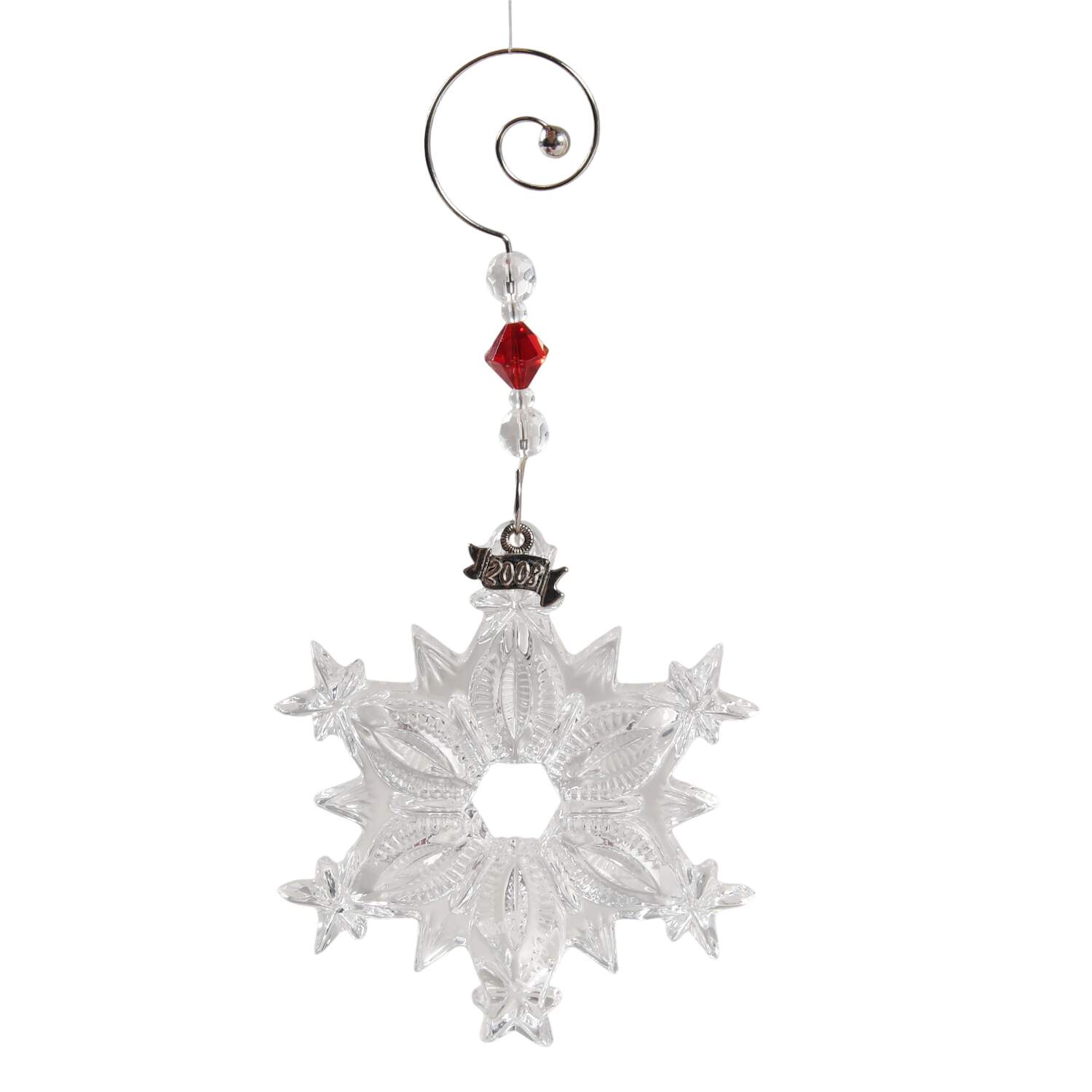Snow Crystals Annual Ornament 2008 Snow Crystals - Boxed by Waterford Crystal-1