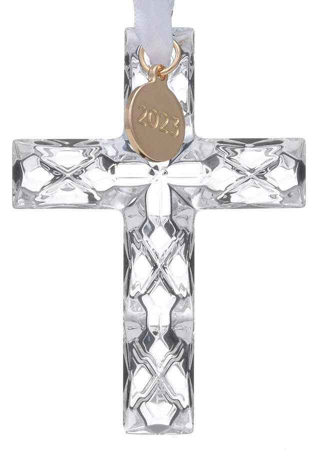 Cross Ornament 2023 Cross - Boxed by Waterford Crystal-1
