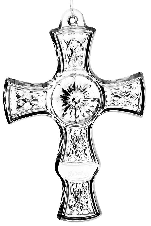 Cross Ornament 2007 Kilree Cross - Boxed by Waterford Crystal-1