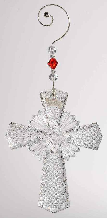 Cross Ornament 2014 Cross - Boxed by Waterford Crystal-1