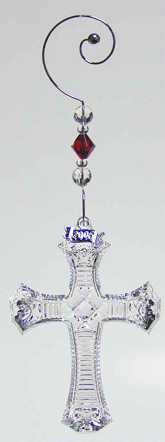 Cross Ornament 2006 Clare Cross - Boxed by Waterford Crystal-1